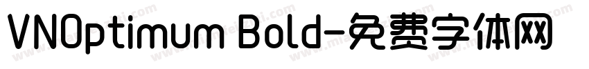 VNOptimum Bold字体转换